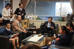 2015年 (平成27年) 今治市長表敬訪問 2015年 (平成27年) 今治市長表敬訪問
